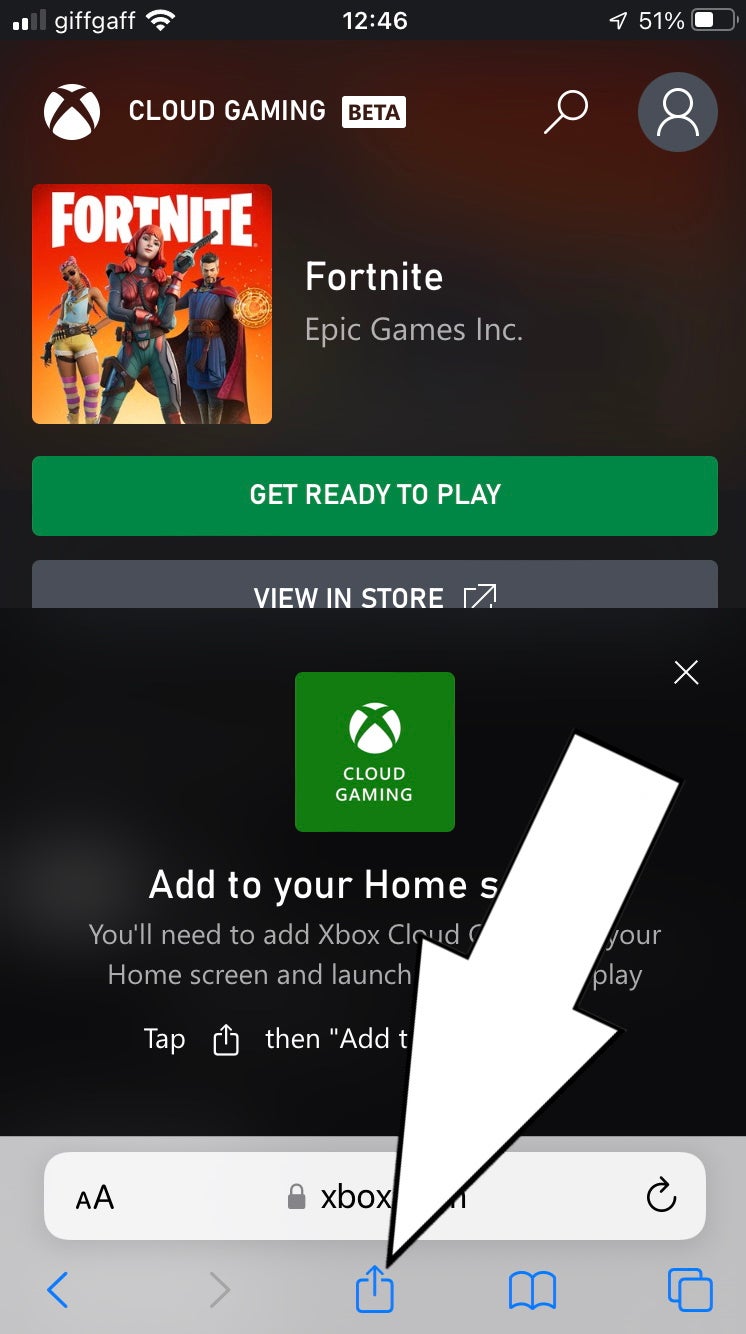 フォートナイトが Xbox クラウド ゲームで iPhone と iPad に戻ってくる